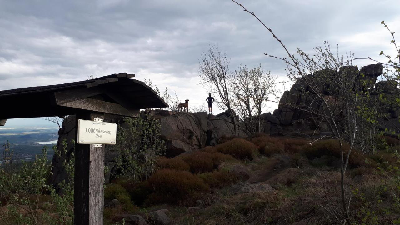 Chata Lesní Klíny Exterior foto